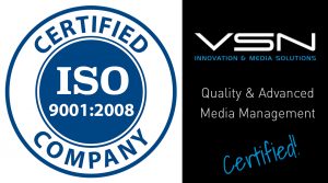 ISO 9001:2008 Certified Company - VSN Certified